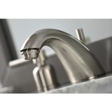 Kingston Brass FB8958DL Concord Widespread Bathroom Faucet, Brushed Nickel