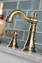 Fauceture FSC19733ACL American Classic Widespread Bathroom Faucet, Antique Brass