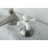 Kingston Brass KS4468PX 8 in. Widespread Bathroom Faucet, Brushed Nickel