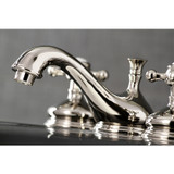 Kingston Brass KS1166BX 8 in. Widespread Bathroom Faucet, Polished Nickel