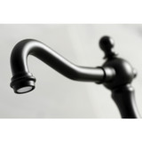 Kingston Brass KS1970BX 8 in. Widespread Bathroom Faucet, Matte Black