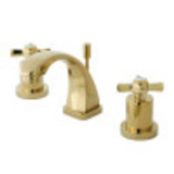 Kingston Brass KS4942ZX 8 in. Widespread Bathroom Faucet, Polished Brass