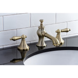 Kingston Brass KC7063AL Vintage 8 in. Widespread Bathroom Faucet, Antique Brass