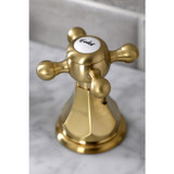 Kingston Brass FSC1973BX Metropolitan Widespread Bathroom Faucet, Brushed Brass