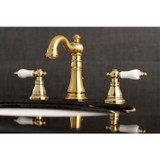 Fauceture FSC1973APL American Patriot Widespread Bathroom Faucet, Brushed Brass