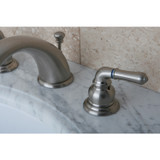 Kingston Brass KB968 Magellan Widespread Bathroom Faucet with Retail Pop-Up, Brushed Nickel