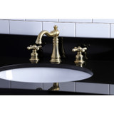 Fauceture FSC1973AX American Classic Widespread Bathroom Faucet, Brushed Brass