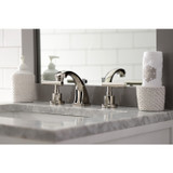 Kingston Brass KS4946CML Manhattan 8 in. Widespread Bathroom Faucet, Polished Nickel