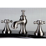Kingston Brass KC7068BX 8 in. Widespread Bathroom Faucet, Brushed Nickel