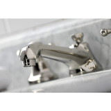 Kingston Brass KS4466BX 8 in. Widespread Bathroom Faucet, Polished Nickel