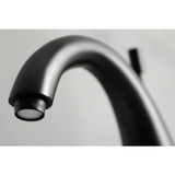 Kingston Brass KS2960ZX 8 in. Widespread Bathroom Faucet, Matte Black