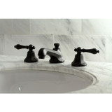 Kingston Brass KS4460AL 8 in. Widespread Bathroom Faucet, Matte Black