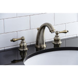 Kingston Brass KB983ALAB Victorian 2-Handle 8 in. Widespread Bathroom Faucet, Antique Brass