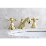 Kingston Brass KS5562BX 8 in. Widespread Bathroom Faucet, Polished Brass