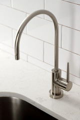 Kingston Brass KS8198NYL New York Single-Handle Cold Water Filtration Faucet, Brushed Nickel