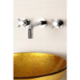 Kingston Brass KS8121DX Concord 2-Handle Wall Mount Bathroom Faucet, Polished Chrome