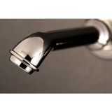 Kingston Brass KS7126AX English Country Two-Handle Wall Mount Bathroom Faucet, Polished Nickel