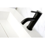 Fauceture LS8220DL Concord Single-Handle Bathroom Faucet with Push Pop-Up, Matte Black