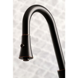 Gourmetier LS8726CTL Continental Single-Handle Pull-Down Kitchen Faucet, Naples Bronze