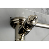 Kingston Brass KS3106TAL Tudor Wall Mount Pot Filler Kitchen Faucet, Polished Nickel