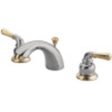 Kingston Brass GKB954 Magellan Mini-Widespread Bathroom Faucet, Polished Chrome/Polished Brass