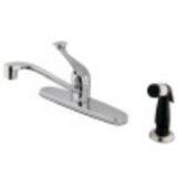 Kingston Brass KB572 Chatham Single-Handle Centerset Kitchen Faucet, Polished Chrome