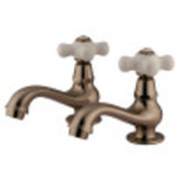 Kingston Brass KS1108PX Heritage Basin Tap Faucet, Brushed Nickel