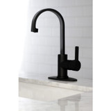 Kingston Brass LS8610CTL Continental Single-Handle Bar Faucet, Matte Black