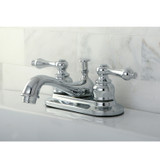 Kingston Brass KB601AL Restoration 4 in. Centerset Bathroom Faucet, Polished Chrome