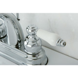 Kingston Brass KB5611PL Restoration 4 in. Centerset Bathroom Faucet, Polished Chrome