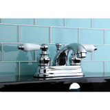 Kingston Brass KB2601PL Vintage 4" Centerset Bathroom Faucet, Polished Chrome