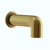 Parma 6 1/2" Wall Mount Tub Spout without Diverter Brushed Bronze