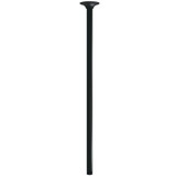 24" Ceiling Mount Showerarm w/ Escutcheon Satin Black