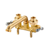 Gerber Classics 2H Clamp On Laundry Faucet w/ IPS/Sweat Connections -Threaded Spout 2.2gpm Rough Brass