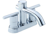Parma 2H Centerset Lavatory Faucet w/ Metal Touch Down Drain 1.2gpm Chrome