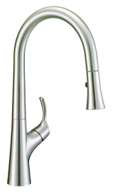 Antioch 1H Pull-Down Kitchen Faucet w/ Snapback 1.75gpm Stainless Steel