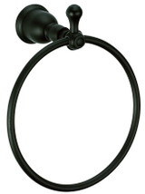 Opulence Towel Ring Satin Black