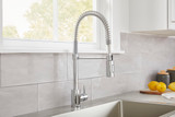 The Foodie 1H Pre-Rinse Kitchen Faucet 1.75gpm Chrome