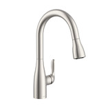 Viper 1H Pull-Down Kitchen Faucet w/ Deck Plate 1.75gpm Stainless Steel