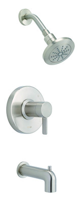 Amalfi 1H Tub & Shower Trim Kit & Treysta Cartridge w/ Diverter on Spout 2.0gpm Brushed Nickel
