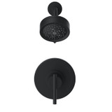 Parma 1H Shower Only Trim Kit & Treysta Cartridge w/ 5 Function Showerhead 2.0gpm Satin Black