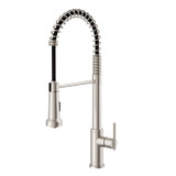 Parma 1H Pre-Rinse Pull-Down Kitchen Faucet 1.75gpm Stainless Steel