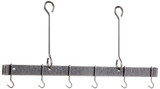 36" Offset Hook Ceiling Bar w/ 6 Hooks HS