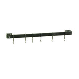 24" Classic Wall Rack Utensil Bar w/ 6 Hooks CH