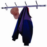 Coat Rack w/ 4 Double Hooks HS