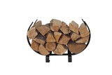 Indoor/Outdoor Small U-Shaped Fireplace Log Rack OB