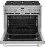 Cafe 36" Smart Dual-fuel Commercial-style Range With 6 BURNER...