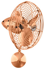 Bruna Parede wall fan in Brushed Copper finish.