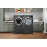 5.0 CF Front Load Washer (WM3470CM) & 7.4 CF Gas Dryer (DLG3471M)