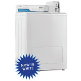 2.9 CF Commercial Top Load Washer, 18lb Capacity, OPL/Coin/Card Rdy